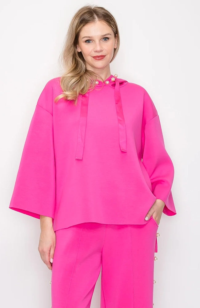 Francine Hoodie in Fuchsia