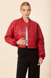 Baseball Jacket Heart Quilted