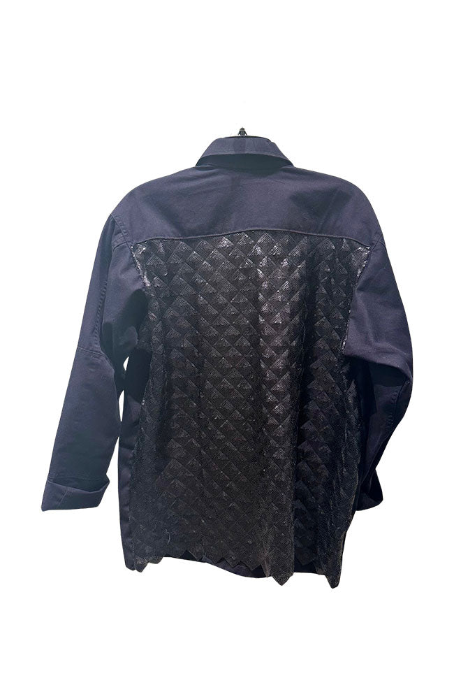 Navy Jacket FL Sequin Back