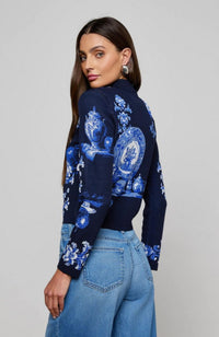 Osiris Jacquard Collared Cardi