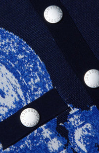 Osiris Jacquard Collared Cardi