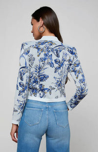 Osiris Jacquard Collared Cardigan