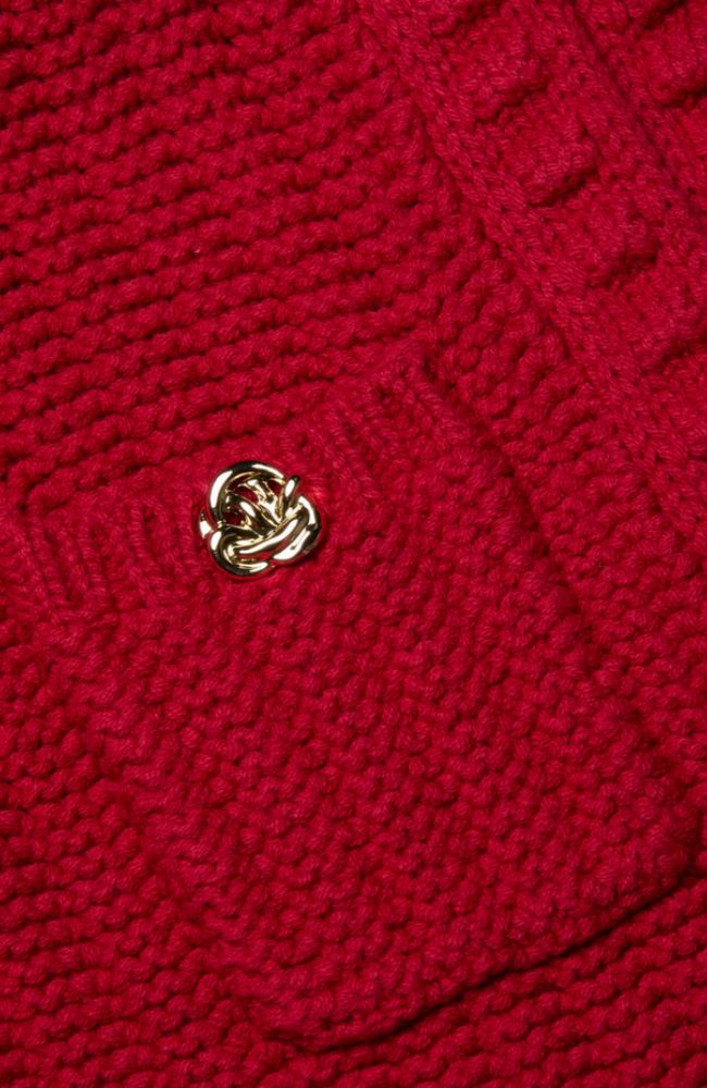 Delli Crop Textured Cardigan