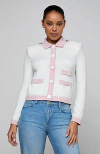 Nomi Satin Back Cardigan