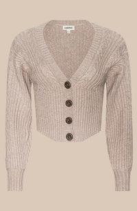 Hail Vneck Cable Cardigan