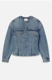The Nipped Collarless Jacket