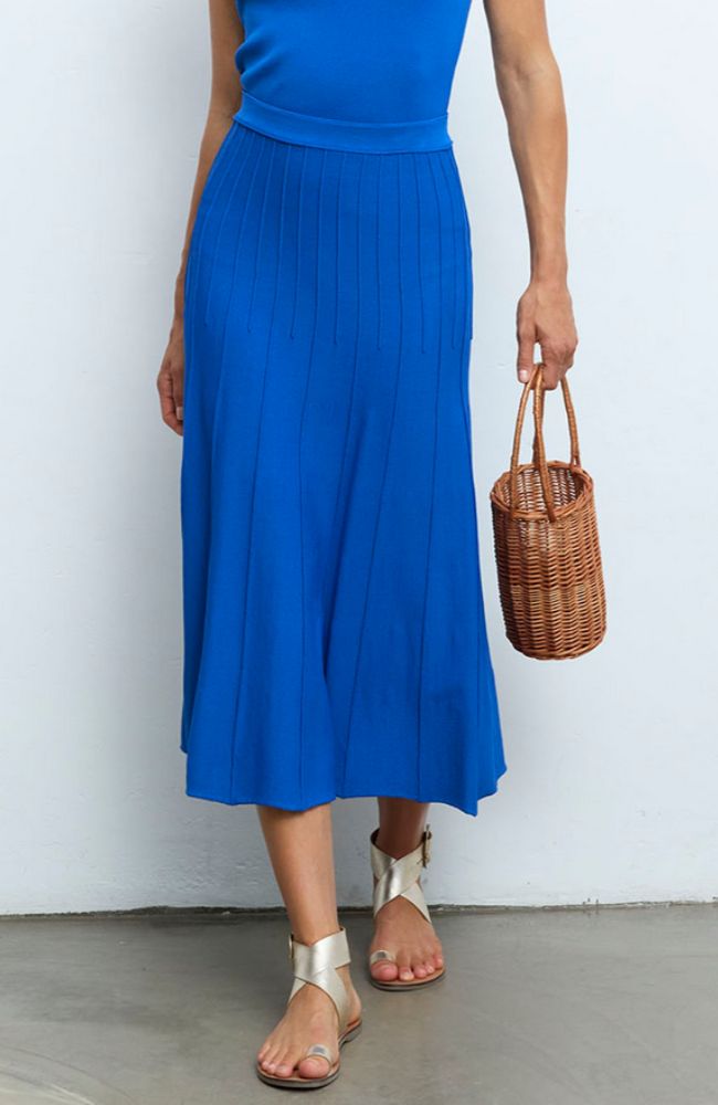 Blue Klein Knit Skirt
