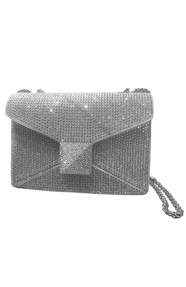 Silver Rhinestone Purse