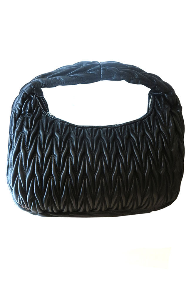 Black Stitched Handbag