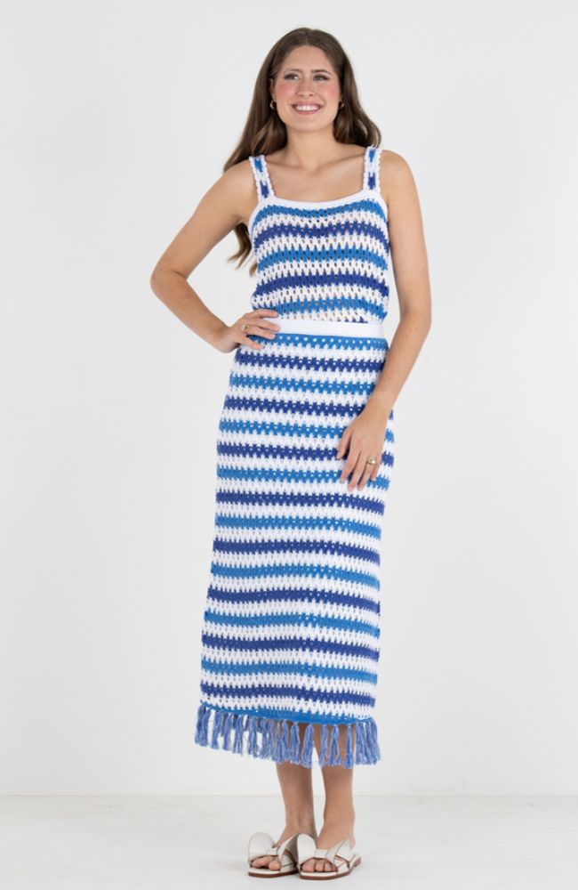 Capri Knit Skirt in Amalfi