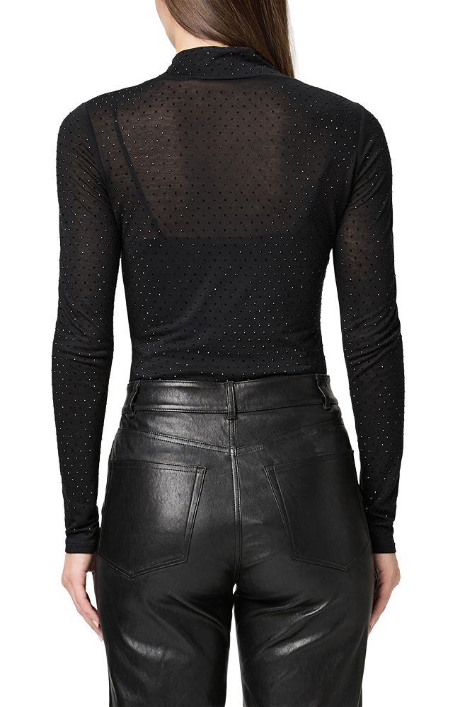 Black Sheer Ursula Top