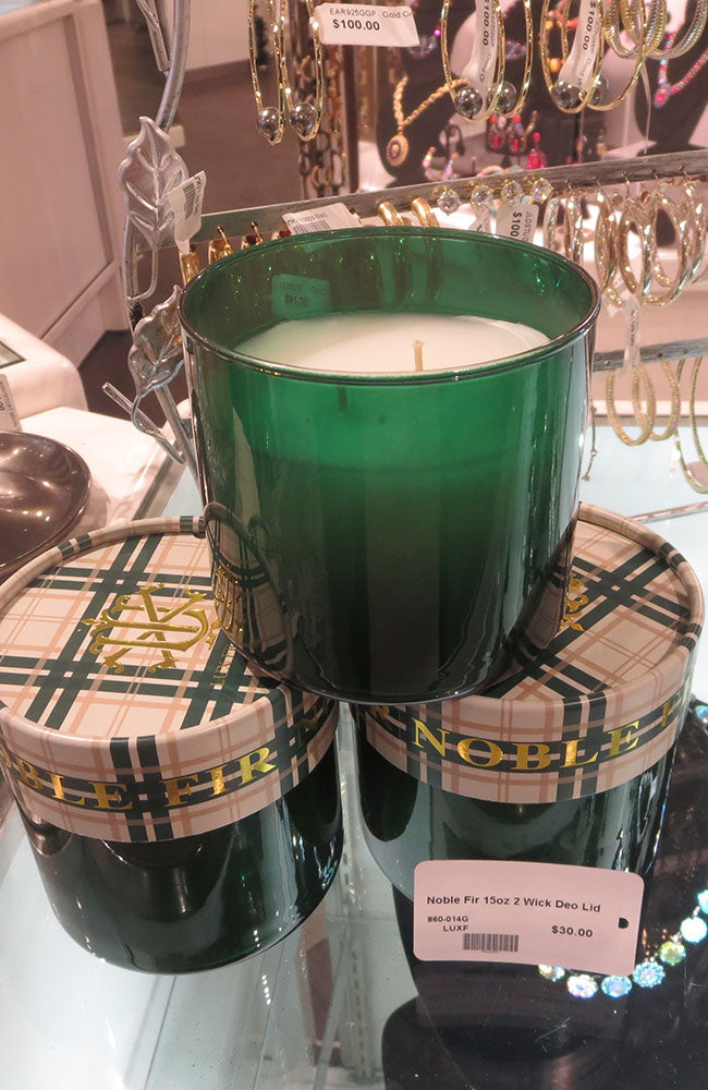 Noble Fir 15oz 2 Wick Deo Lid