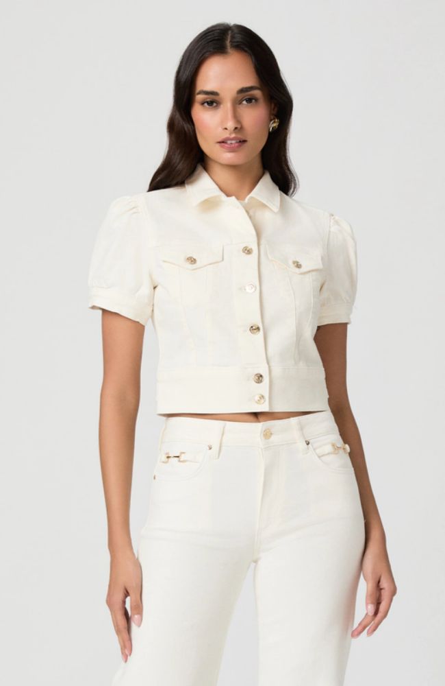 Kendra Jacket in Tonal Ecru