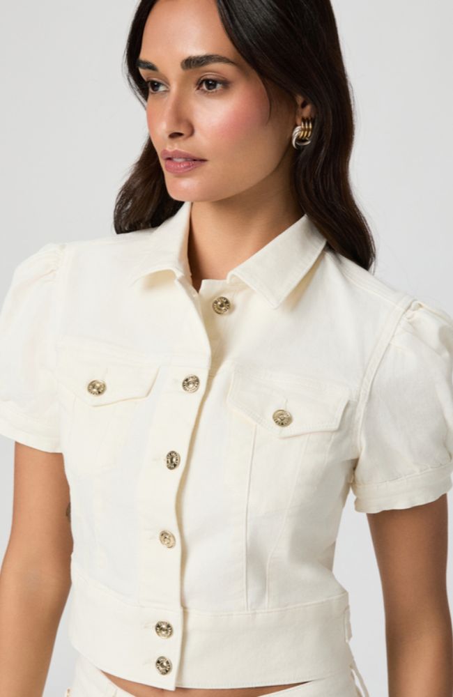 Kendra Jacket in Tonal Ecru