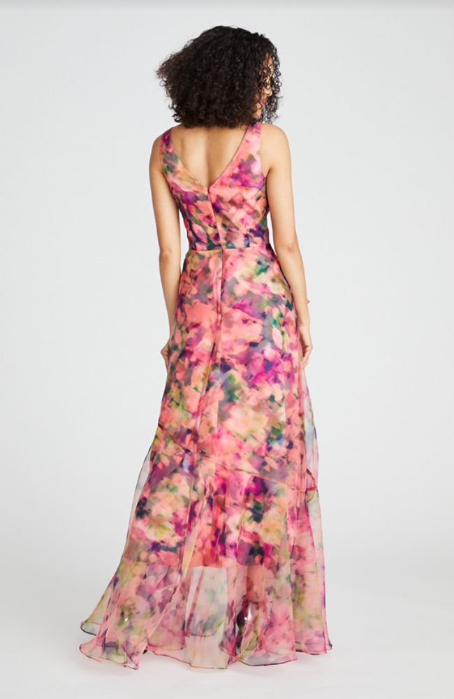 Raisa Organza Vneck Gown