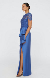 Selena Column Draped Dress
