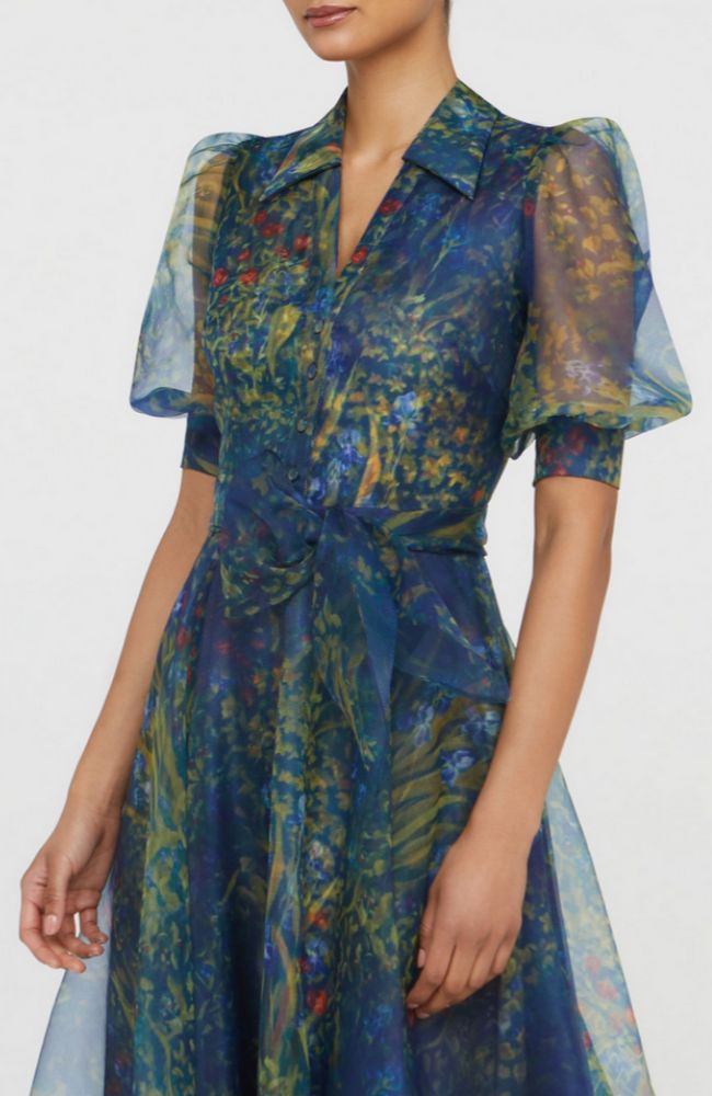 Winnie Puff Sleeve Shirt Dress