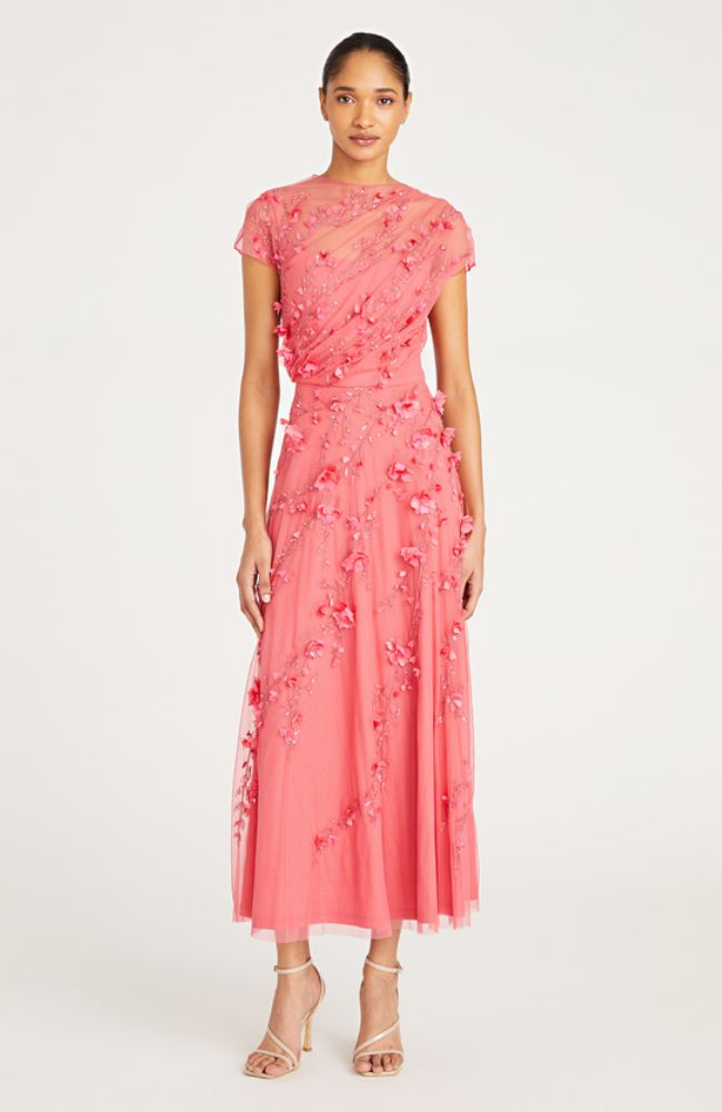 Leona Petal Midi Dress