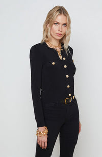 Toulouse Crop Crew Neck Cardigan