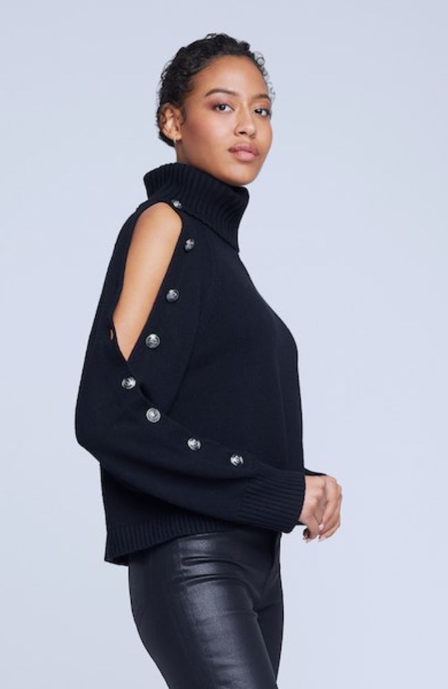 Kenny Coldshoulder Turtleneck