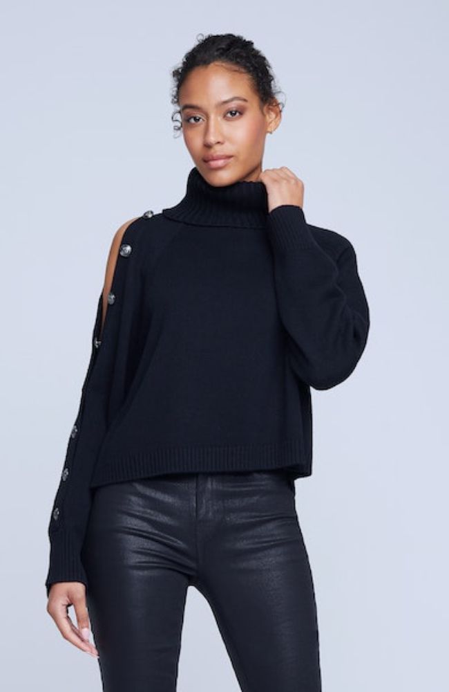 Kenny Coldshoulder Turtleneck