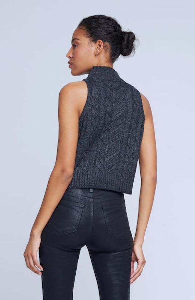 Bellini Cable Turtleneck Tank
