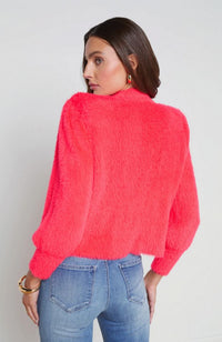 Talulla Neon Coral Cardigan