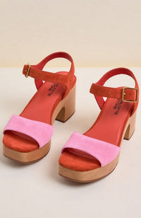 Mona Sandals in Flamingo