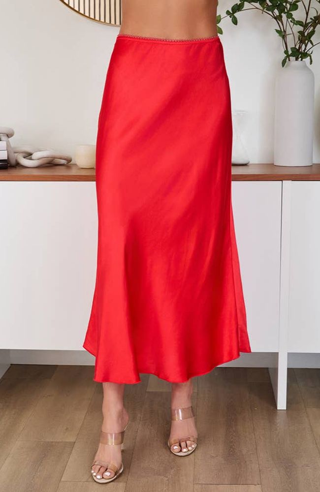 Silky Slip Skirt