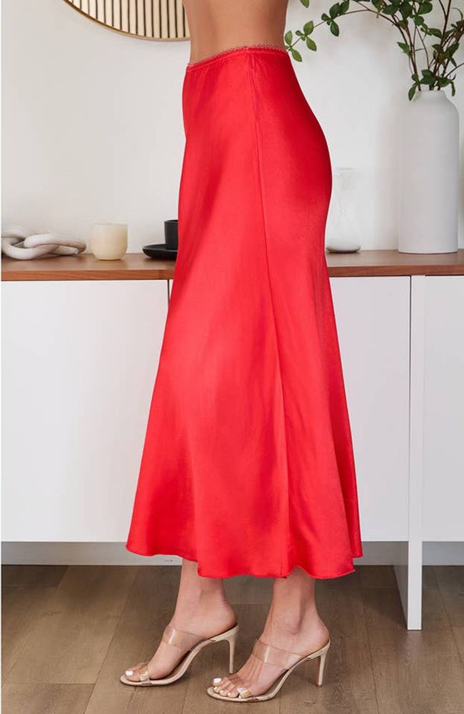 Silky Slip Skirt