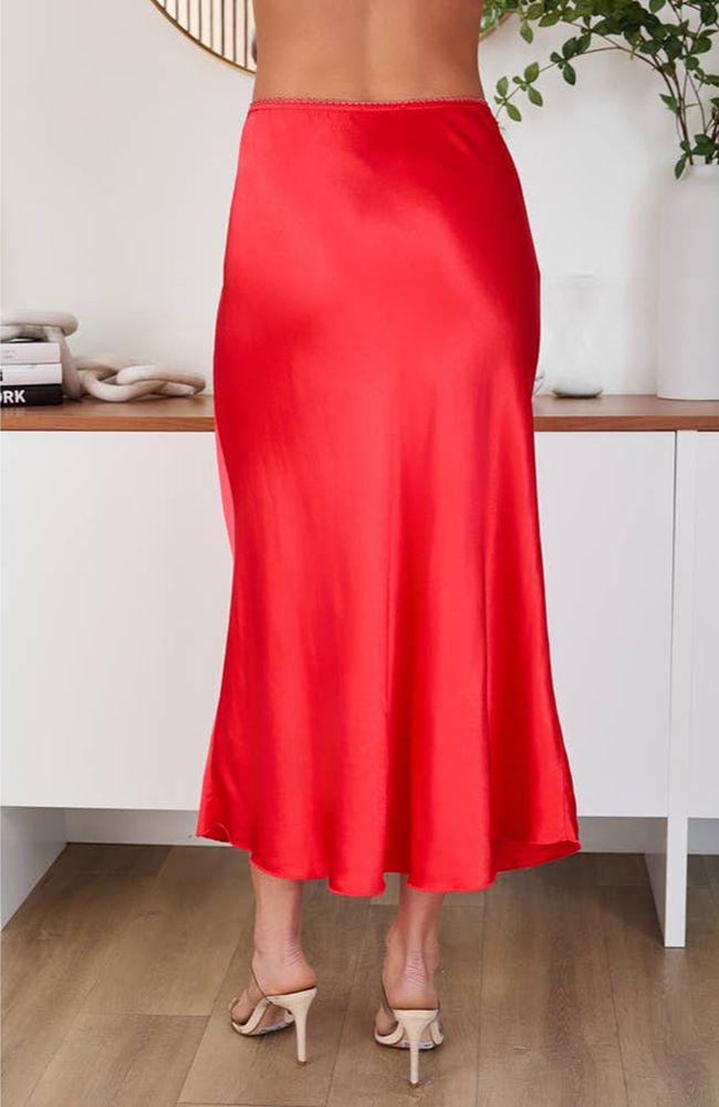 Silky Slip Skirt