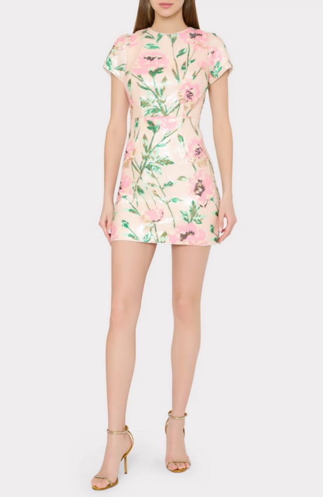 Rowen Floral Sequin Dress