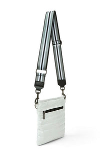 Sidewalk Bag in White Patent