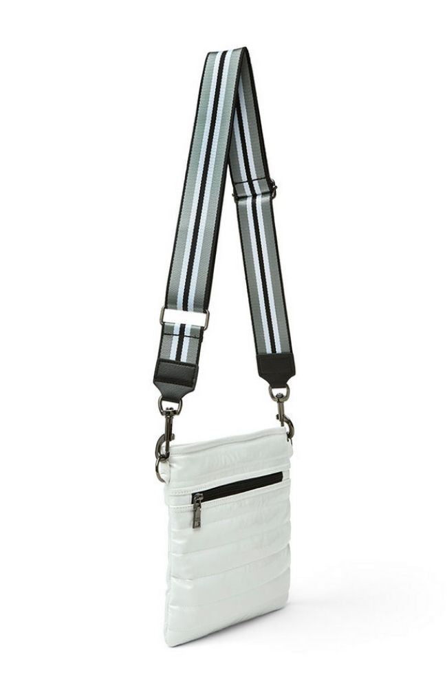 Sidewalk Bag in White Patent