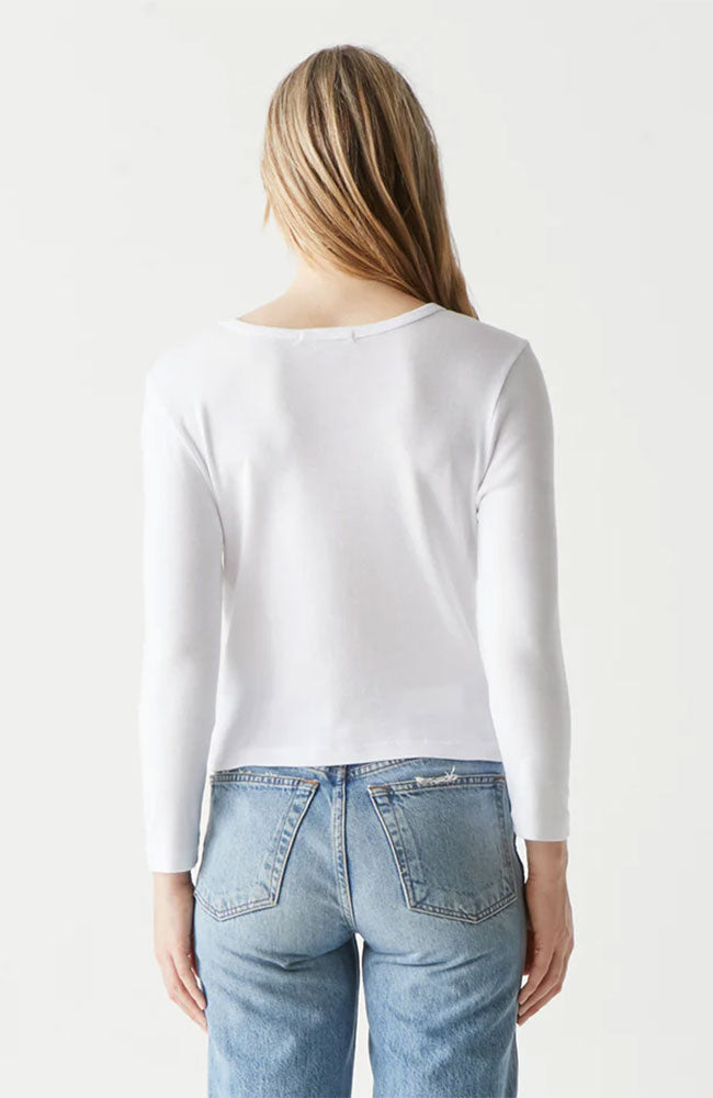 Emma 3/4 Sleeve Crop Tee