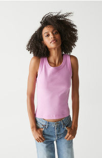Mina Wide Binding Crop Tank