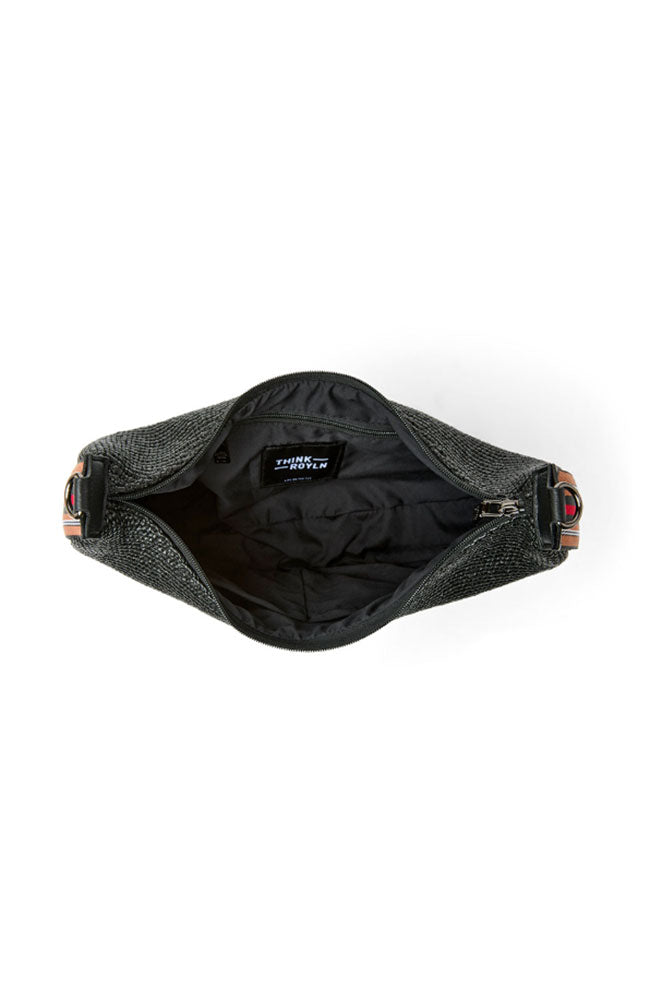 Soho Sunset Bag in Black Raffia