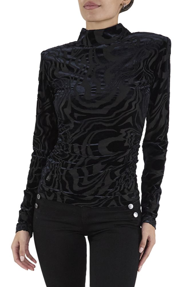 Annabelle Burnout Top