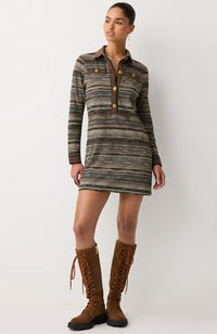 Houndstooth Maria Dress