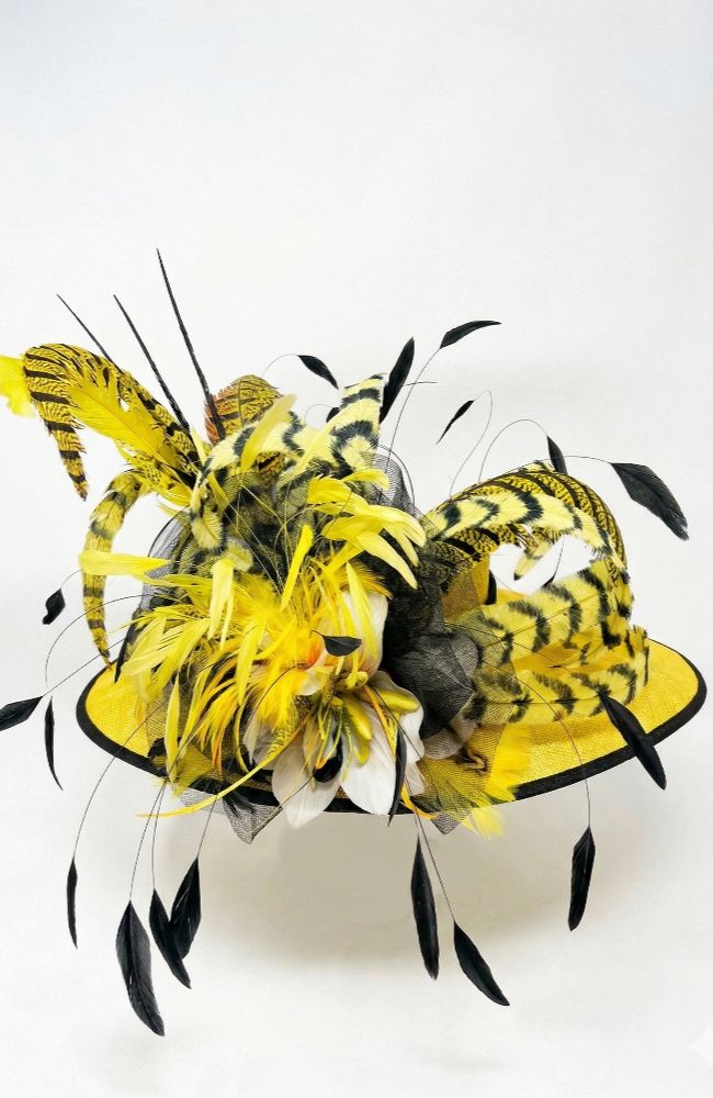 Calm Yellow Black Hat