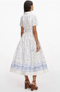 Embroidered Midi Dress