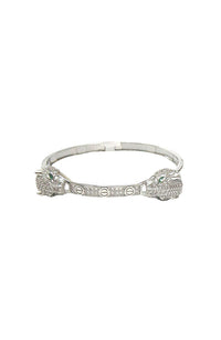 Leopard Head Bangle