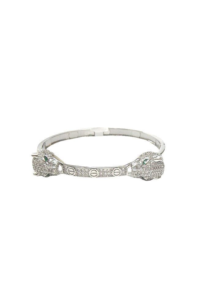 Leopard Head Bangle