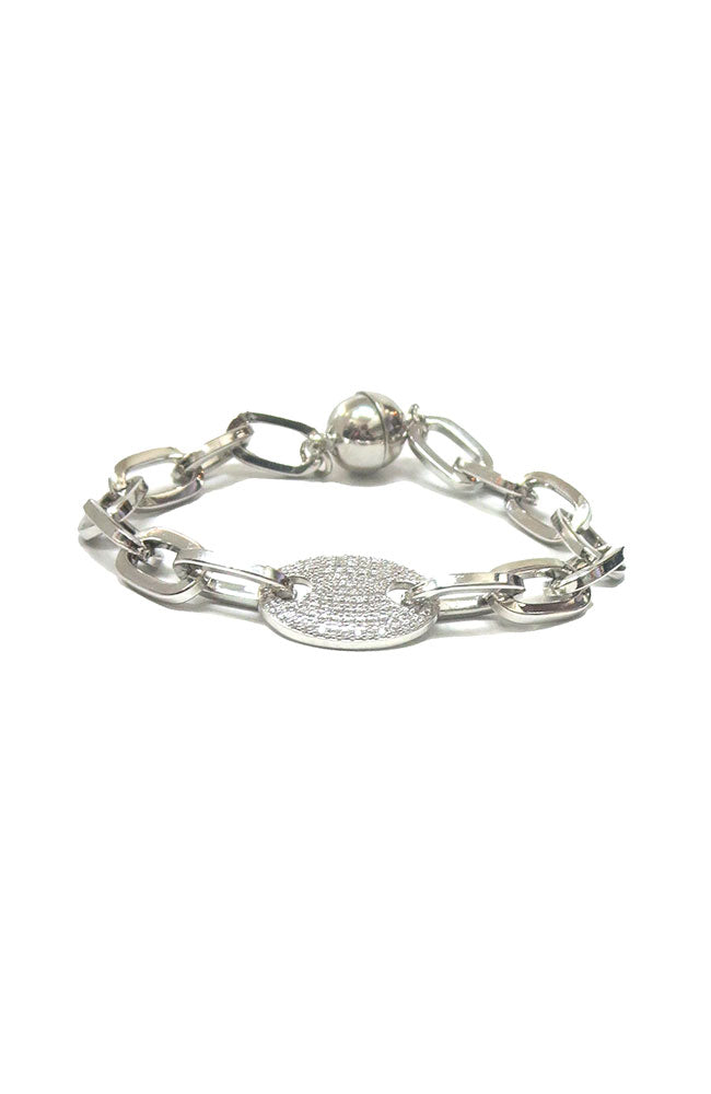 Med Link Bracelet CZ Center