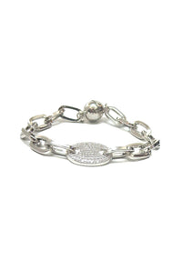 Med Link Bracelet CZ Center
