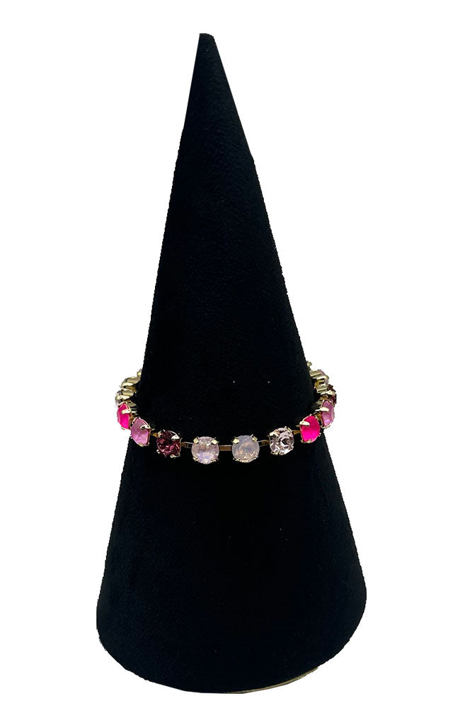 Pretty & Pink Gemmed Bracelet