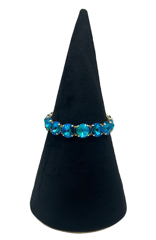Round Gem Stretch Bracelet