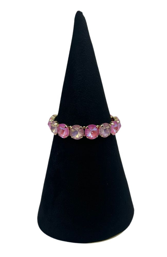 Round Gem Stretch Bracelet