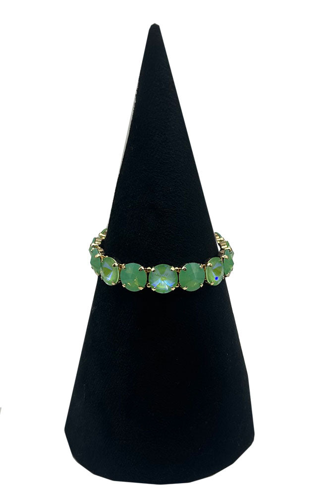 Round Gem Stretch Bracelet