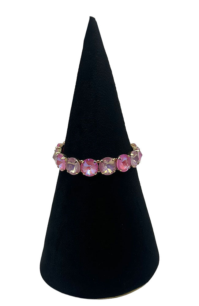 Round Gem Stretch Bracelet